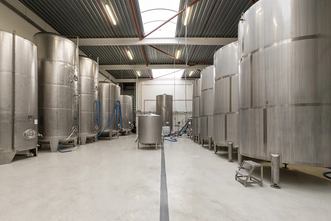 Bottling distillery